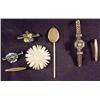 Image 1 : LOT - ANTIQUE COLLAR PINS AND A STICK PIN - Incl. 