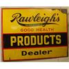 Image 1 : VINTAGE RAWLEIGHS DEALER DOUBLE SIDED ADVERTISING 