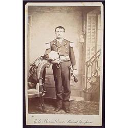 C. 1880'S INDIAN WARS ERA CABINET CARD PHOTO OF US