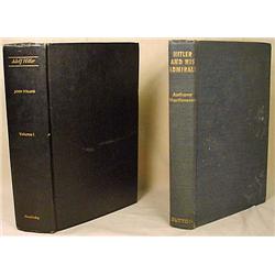 LOT OF 2 VINTAGE ADOLF HITLER HARCOVER BOOKS - Inc