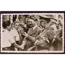 WW2 NAZI GERMAN ADOLF HITLER PHOTO - HITLER GREETI