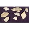 Image 1 : LOT OF 8 INDIAN ARTIFACT ARROWHEADS - STOKES CO., 