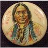 Image 1 : ANTIQUE CELLULOID SITTING BULL DAKOTA SIOUX INDIAN