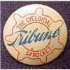 Image 1 : ANTIQUE CELLULOID ADVERTISING LAPEL BUTTON TRIBUNE