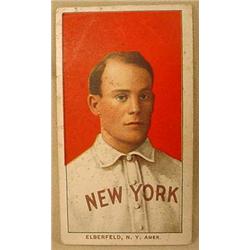 1909-1911 ELBERFELD NEW YORK BASEBALL TOBACCO CARD