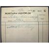 Image 2 : LOT OF 2 1912 PRE-PROHIBITION MONTANA LIQUOR CO. B