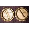 Image 2 : LOT OF 2 1896 CELLULOID FIREMAN PINBACK BUTTONS - 