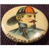 Image 3 : LOT OF 2 1896 CELLULOID FIREMAN PINBACK BUTTONS - 