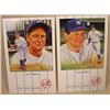 Image 2 : LOT OF 4 LOU GEHRIG BASEBALL POSTCARDS - Signed by