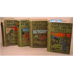 EARLY 1900'S  THE GREAT WEST SERIES  SET OF 4 HARD