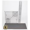Image 1 : GROUP OF THREE QUILTING RULERS