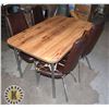Image 1 : KITCHEN TABLE WITH FOUR CHAIRS
