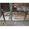 ESTATE BRASS TWIN HEADBOARD AND FOOTBOARD