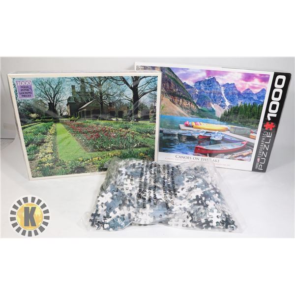 BUNDLE OF ESTATE 3 PUZZLE SET (NOT NEW)