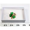 Image 1 : NEW CLEAR RHINESTONE AND GEMSTONE FOUR LEAF