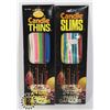 Image 1 : TWO PACKS OF VINTAGE SLIMS (LONG CANDLES)