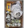 Image 1 : ESTATE BOX FULL OF CANNING MASON JARS