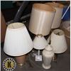 Image 1 : LARGE LOT OF ASSORTED ESTATE LAMPS