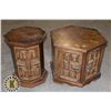 SET OF MATCHING STYLE END TABLES