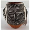 Image 2 : Acoma Pueblo Indian Pottery Pot Vase