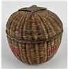 Image 1 : Lidded Multi Color Apple Form Basket