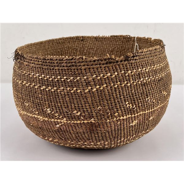 Northwest Coast Salish Indian Basket