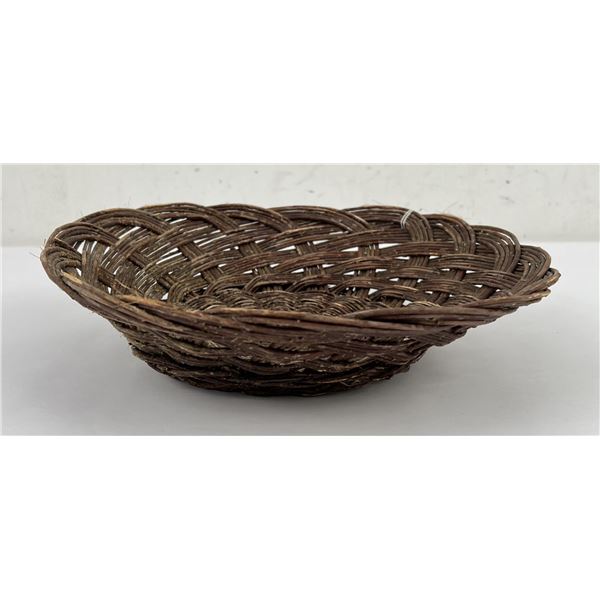 Native American Indian Woven Willow Basket