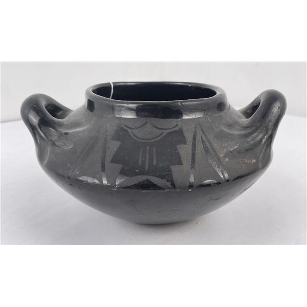San Ildefonso Pueblo Indian Pottery Bowl
