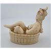 Image 3 : Antique Carved Japanese Netsuke Bathing Woman