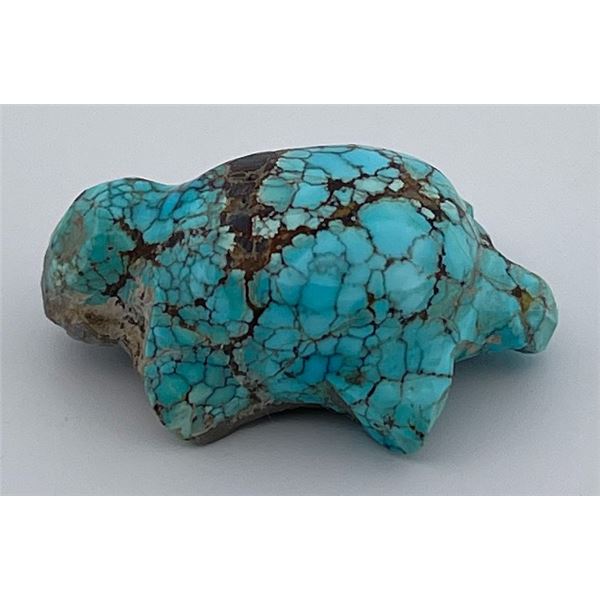 Zuni Indian Turquoise Turtle Fetish