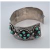 Image 2 : Navajo Sterling Silver Turquoise Bracelet