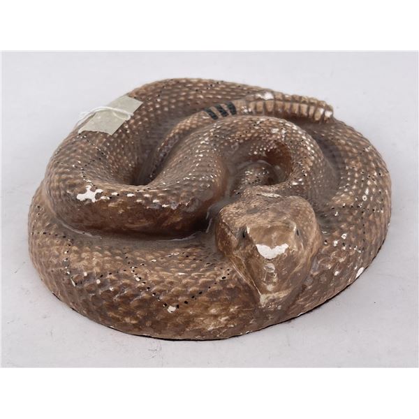 Rattlesnake Chalkware Door Stop
