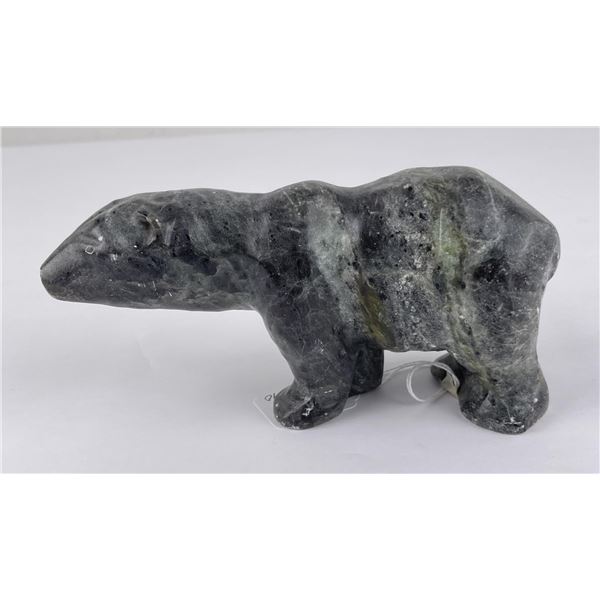 Alaskan Inuit Eskimo Soapstone Carved Bear