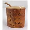 Image 1 : Swedish Birch Bark Curved Basket Box