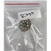 Image 5 : Old Pawn Navajo Sterling Silver Turquoise Ring