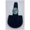 Image 1 : Old Pawn Navajo Sterling Silver Turquoise Ring