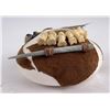 Image 2 : Native American Indian Leather Covered Pot