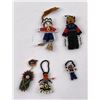Image 1 : Miniature Beaded Native American Indian Dolls