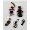 Image 4 : Miniature Beaded Native American Indian Dolls