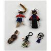 Image 6 : Miniature Beaded Native American Indian Dolls