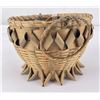 Image 1 : MicMac Porcupine Weave Fancy Indian Basket