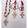 Image 3 : Native American Indian Bone Cross Necklace Set