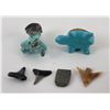 Image 7 : Zuni Indian Turquoise Fetish and Artifacts