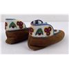 Image 2 : Cree Native American Indian Beaded Moccasins