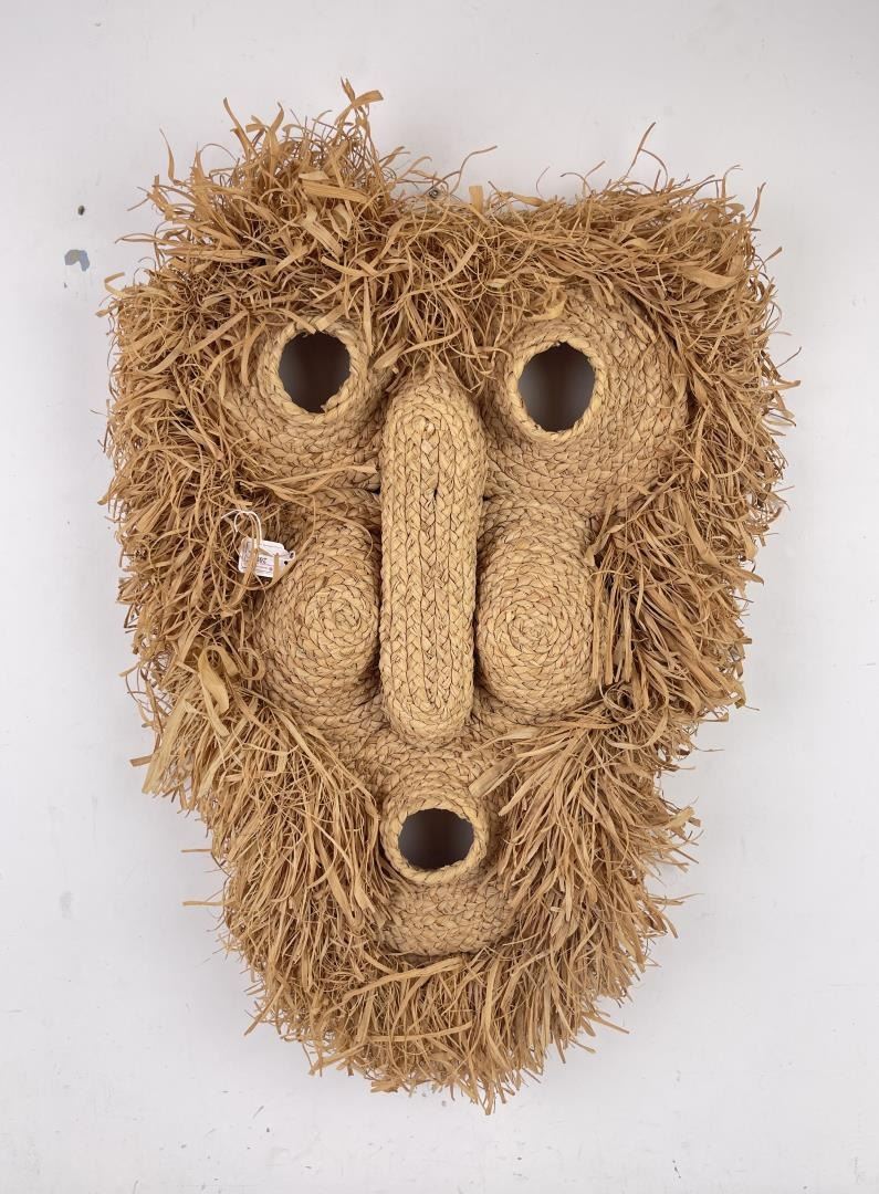 Seneca Mask Huge Seneca Indian Cornhusk Mask