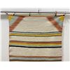 Image 2 : Navajo Indian Double Saddle Blanket Rug
