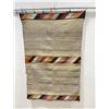 Image 1 : Navajo Indian Twill Flat Saddle Blanket Rug