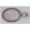 Image 4 : Navajo Sterling Silver Rose Quartz Pendant