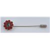 Image 1 : Zuni Sterling Silver Inlaid Stick Pin