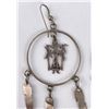 Image 3 : Hopi Corn Kachina Sterling Earrings